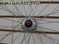 Tri-Spoke Wheel with Vintage Phil Wood Hi-Lo rear hub