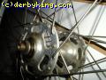 CAMPAGNOLO  HIGH  FLANGE  HUB  with STELLA  SPOKES