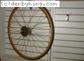 Wood rim Cyclo-cross wheel
